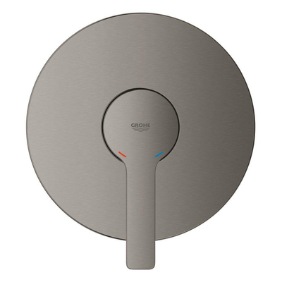 Grohe Lineare New Inbouwthermostaat - 1 knop - brushed hard graphite (antraciet)