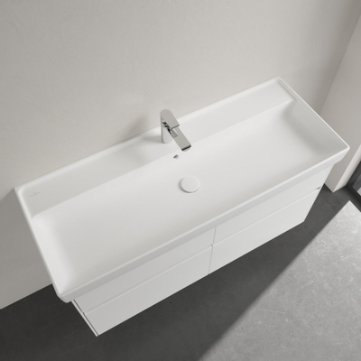 Villeroy & Boch Collaro Plan vasque 120x47cm 1 trou de robinet avec trop-plein Ceramic+ Stone white