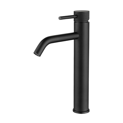 Wiesbaden Ribbd XL Mitigeur lavabo haut mat noir