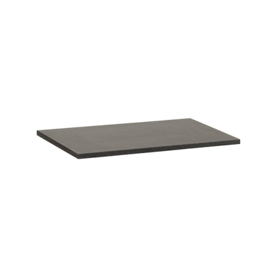 BRAUER Corestone Small Wastafelblad - 60x40x2cm - zonder kraangat - natuursteen - basalt