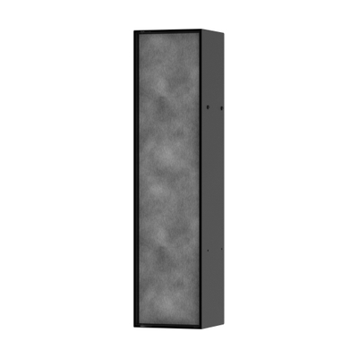 Hansgrohe XtraStoris Rock Porte-brosse WC - tablette - porte carrelable - noir mat