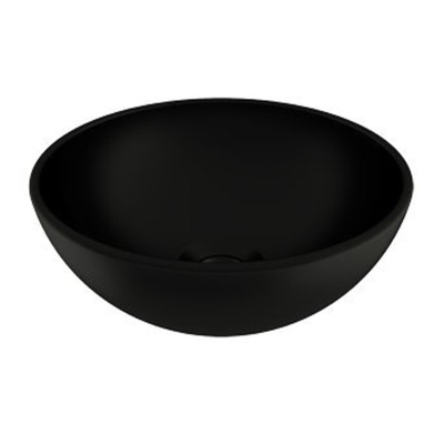 Plieger Mini Round vasque à poser - 26x26x12cm - noir mat