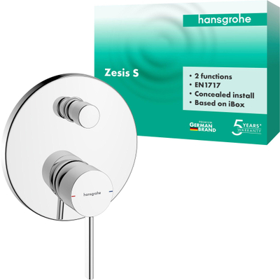 Hansgrohe Zesis mitigeur bain-douche - encastré - avec combinaison de sécurité - chromé