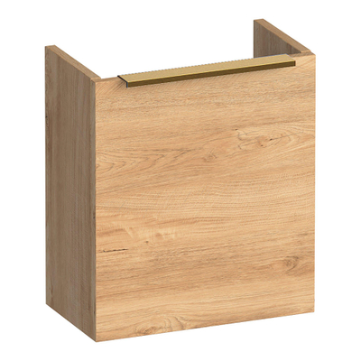 BRAUER Elevate fonteinkast 40 excl. opleggreep met 1 deur linksdraaiend Forest Tan