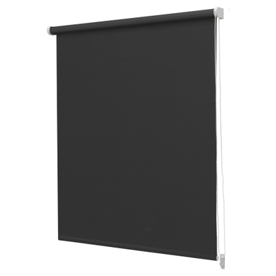 Intensions Rolgordijn 210x190x5cm verduisterend Polyester met kunststof raamwerk Zwart