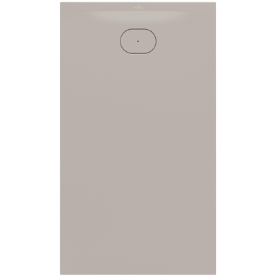 Villeroy & Boch Ecora douchebak - 140x80x3.5cm - afvoer korte zijde - almond (beige)