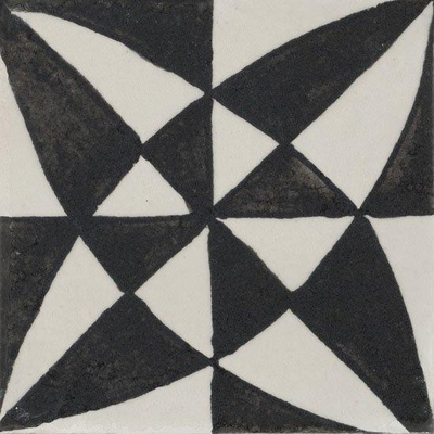 Ceralto Ricordo Marmo Vloertegel - 15x15cm - 10mm - glans - NERO