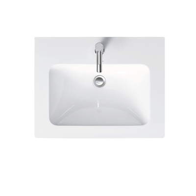 Duravit Me by starck lavabo-meuble 63x49cm 1 trou de robinet avec trop-plein blanc