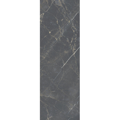 Royal Plaza Chella wandtegel - 30x90cm - 10mm - rechthoek - gerectificeerd - marmerlook - glans zwart