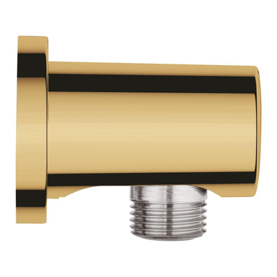 Grohe Rainshower Wandaansluitbocht - ronde rozet - cool sunrise (goud)