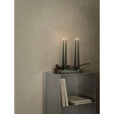 Blomus VELA Kandelaar - H 3 - 5 cm x Ø 27 cm - Duck green