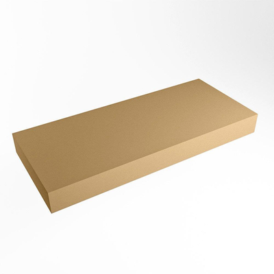 Mondiaz TOP 51 Plan sous vasque - 120x51x12cm - suspendu - solid surface - Oro