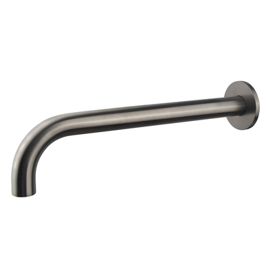 Wiesbaden Caral Baduitloop rond - 30cm 1/2" - PVD - gunmetal (antraciet)