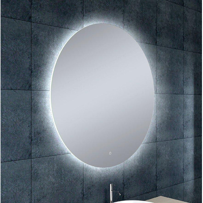 Wiesbaden Soul miroir rond avec LED, dimmable et chauffage miroir 100 cm