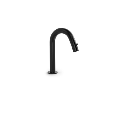 Robinet lave-mains Hotbath Buddy - bec U 11,8 cm - à poser - Noir brossé PVD