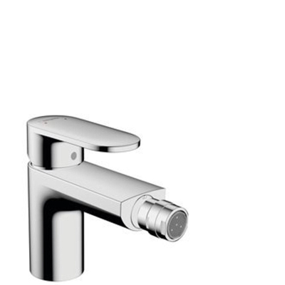 Hansgrohe Vernis 1-gr bidetmengkraan met pop-up waste metaal chroom