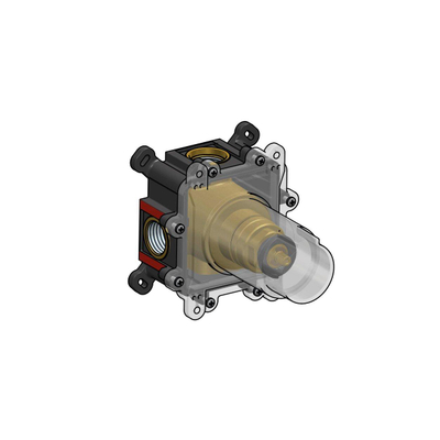 Hotbath Cobber 70 - inbouw thermostatisch VERT - zwart