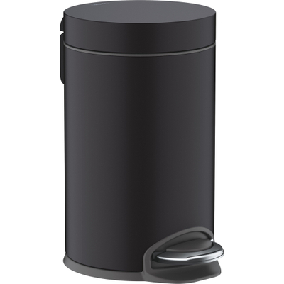Hansgrohe Addstoris Poubelle à pédale softclose 3 litres mat noir