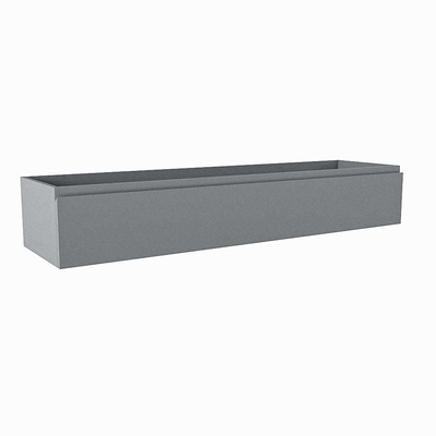 Mondiaz FOGE wastafelonderkast - 150x41x25cm - 1 lade - uitsparing rechts - softclose - Plata