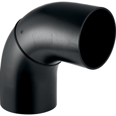 Geberit afvoer PE - fitting - bocht - 90 graden grote radius - 200