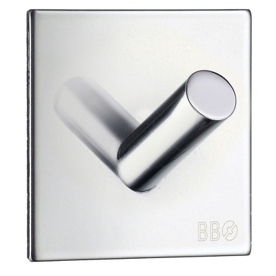 Smedbo Beslagsboden handdoekhouder - vierkant - 4.5x4.5x3.2x cm - Gepolijst RVS