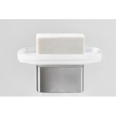 Emco Loft porte-savon mural cristal satiné. emco-acier