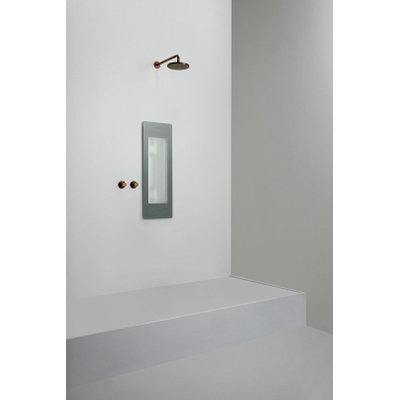 Sunshower Round Small One infrarouge encastré 95x33x10cm Grey