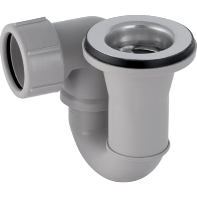 Geberit bonde de douche complète pour receveur de douche avec trou 52mm sans rosace de recouvrement chrome