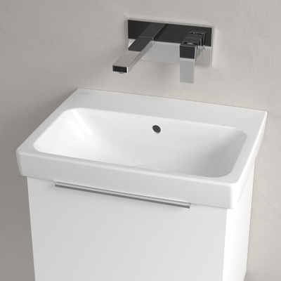 Villeroy & boch Architectura Lavabo - 42x55cm - dessous meulé - sans trou de robinet - blanc alpin