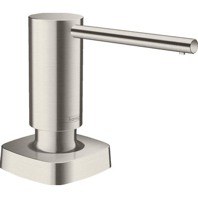 Hansgrohe A71 distributeur de savon 1-trou 500ml encastré aspect inox