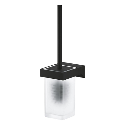 GROHE Selection Cube Toiletborstelhouder - wandmontage - vierkant - gesloten - phantom black