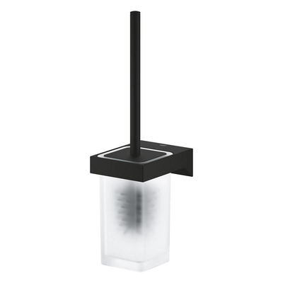 GROHE Selection Cube Toiletborstelset - 14x10x38cm - wandmontage - phantom black