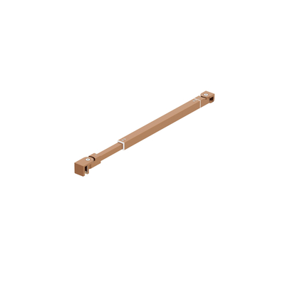 Fortifura Galeria - verstelbare stabilisatiestang - 73-120cm - Geborsteld koper PVD (Koper) TWEEDEKANS