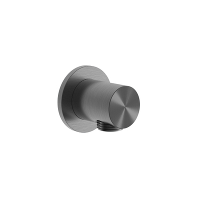 Hotbath Archie Wanduitlaat - PVD - geborsteld gunmetal (antraciet)