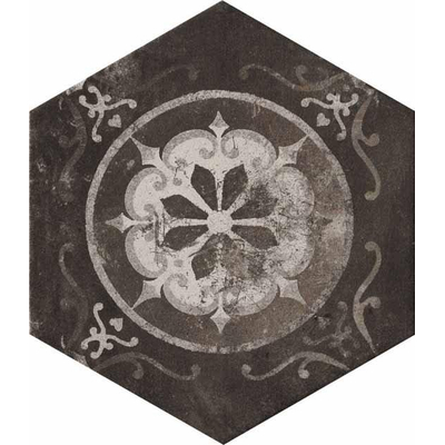 SAMPLE Ceralto Urbico Loft Vloer- en wandtegel hexagon 24x28cm 10mm R10 porcellanato Mix Esagonia