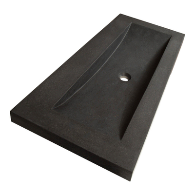 Saniclass Corestone Lavabo pour meuble 119.6x5x45.7cm sans trous Anthracite