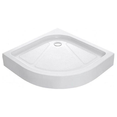 Saniclass Casus Receveur de douche 100x100x15cm quart de rond blanc