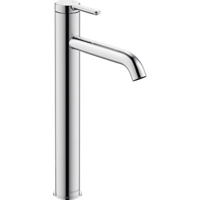Duravit C.1 1 greeps wastafelmengkraan - 196x40x322mm - hoogglans chroom