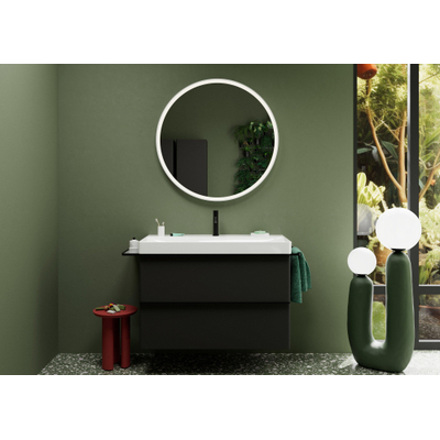 Hansgrohe Xelu Q wastafel - 100x48x8cm - zonder kraangat - wit