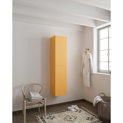 MONDIAZ BEAM Armoire colonne - 160cm - 2 portes - Ocher