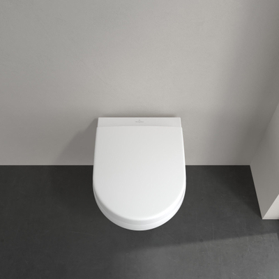 Villeroy & Boch Architectura Cuvette suspendue - 48cm - sans bride - cuvette profonde Twistflush - antibactérien - CeramicPlus - blanc