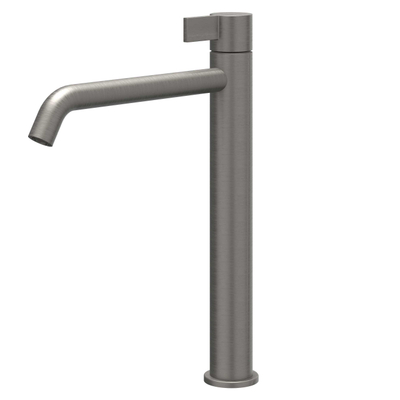 Ivy Pact wastafelkraan - opbouw - voorsprong 20.8cm - PVD - geborsteld metal black (antraciet)