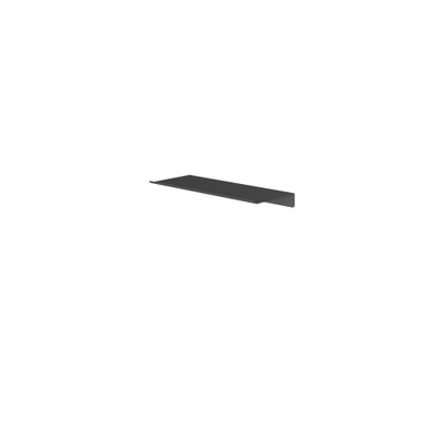 Hotbath &MORE Planchet - 30cm - inclusief bevestigings rails - PVD - geborsteld zwart