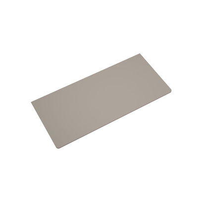 Saniclass Tops Topblad - 120x1.2x46cm - afgeronde hoeken - taupe