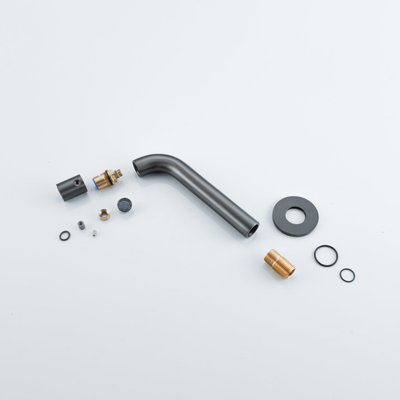 FugaFlow Eccelente Arredo Fonteinkraan - inbouw - uitloop 18cm - inkortbaar - PVD - geborsteld gunmetal -