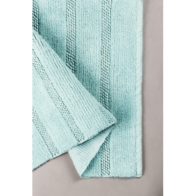 Differnz Stripes Tapis de bain 45x75cm Bleu