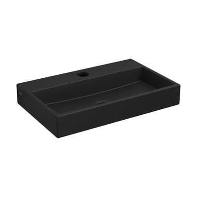 Clou Mini Wash Me lave-mains 38x24cm trou de robinet Céramique Noir mat