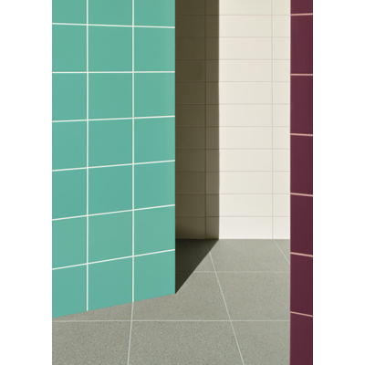 ÉCHANTILLON Ceralto Doppio Shade Carreau mural 10x10cm 7.8mm pâte blanche Accent White
