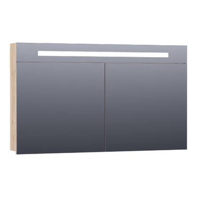 BRAUER Promise spiegelkast – 119x70x15 cm – directe LED – Forest Wheat