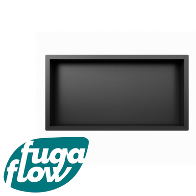 FugaFlow Arcas Niche encastrable - 30x70cm - Noir mat